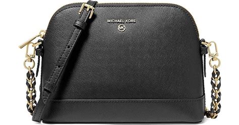 michael kors large crossgrain leather dome crossbody bag hk|Michael Kors mini handbags.